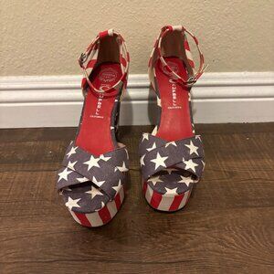 Jeffery Campbell American Flag Heels